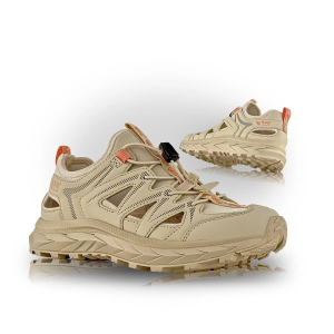 Sportovní obuv VM FOOTWEAR BREST 6735-60 Trailové outdoorové polobotky s membránou béžové