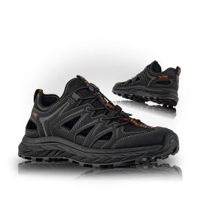 Sportovní obuv VM FOOTWEAR BREST 6735-60 Trailové outdoorové polobotky s membránou černé