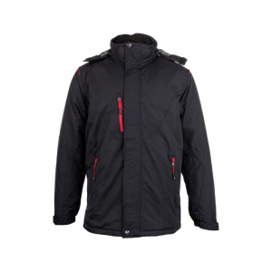 BENNON NYX Jacket – zimní voděodolná pracovní a outdoorová bunda 8000 mm černo-červená