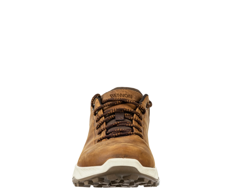 Kožené outdoorové polobotky BENNON VIREO Brown Low s membránou hnědé