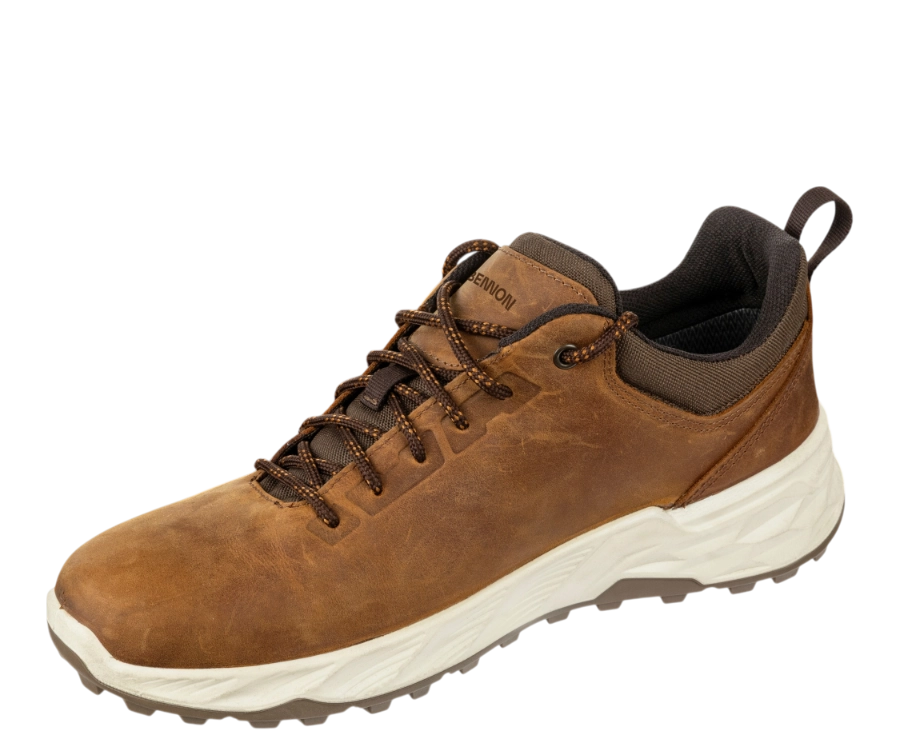 Kožené outdoorové polobotky BENNON VIREO Brown Low s membránou hnědé