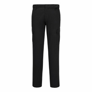 Slim fit strečové kalhoty Portwest Combat S231 černá