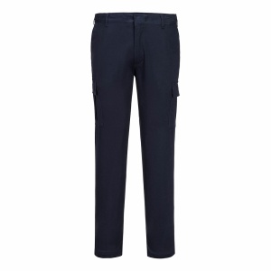 Slim fit strečové kalhoty Portwest Combat S231 tmavě modrá
