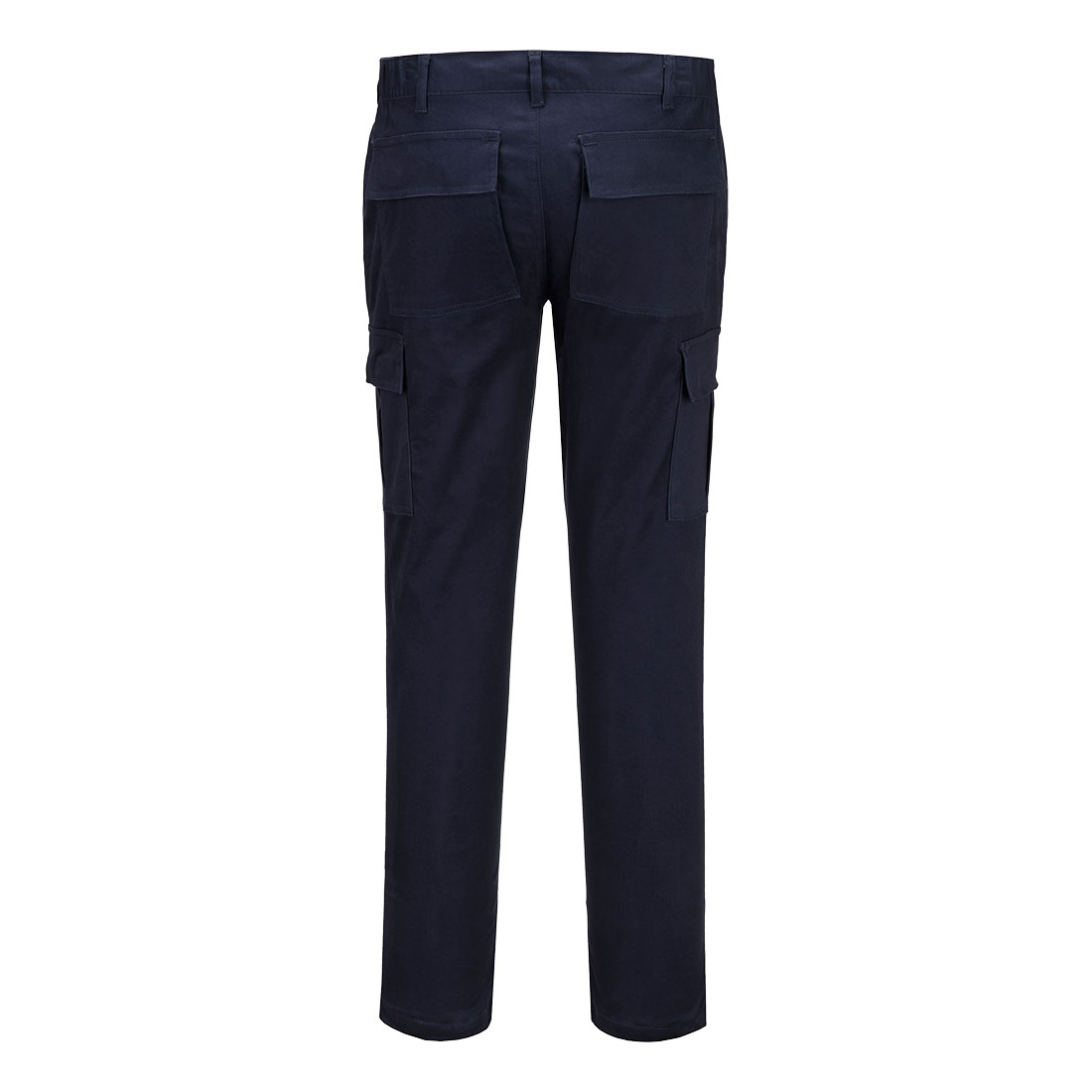 Slim fit strečové kalhoty Portwest Combat S231 tmavě modrá - zadní část