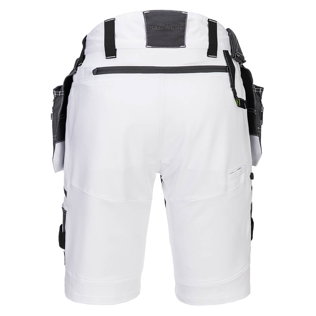 Strečové kraťasy ripstop Portwest DX4 Holster DX444 bílá - zadní část