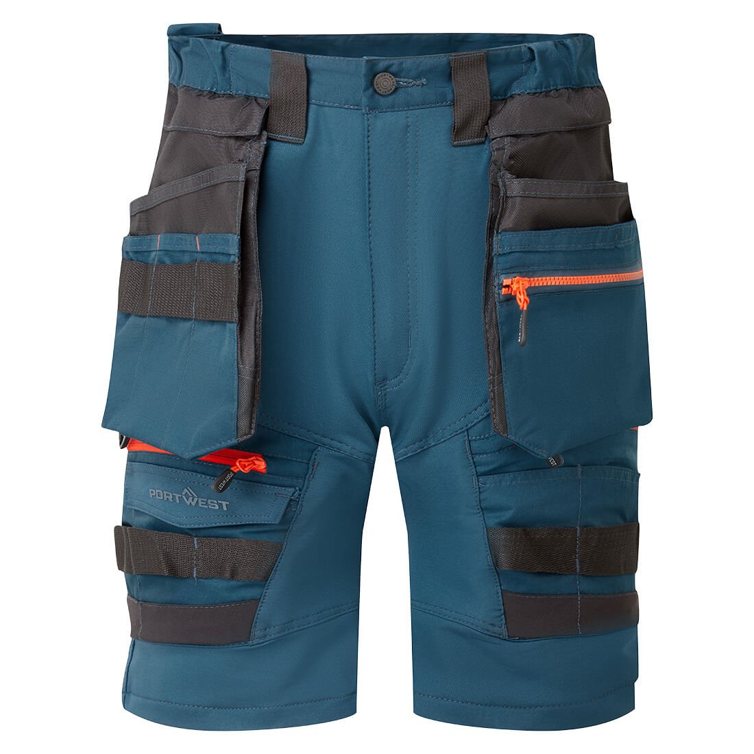 Strečové kraťasy ripstop Portwest DX4 Holster DX444 modrá metro