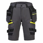 Strečové kraťasy ripstop Portwest DX4 Holster DX444 ocelově šedá