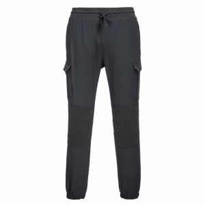 Slim fit strečové kalhoty Portwest KX3 Flexi T803 ocelově šedá