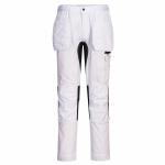Strečové pracovní kalhoty Portwest WX2 Eco Holster CD883 bílá