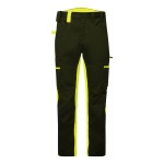 Strečové pracovní kalhoty Portwest WX2 Eco Stretch Trade CD881 černo žlutá