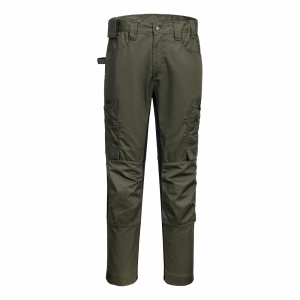 Strečové pracovní kalhoty Portwest WX2 Eco Stretch Trade CD881 lesní noc