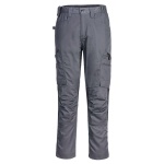 Strečové pracovní kalhoty Portwest WX2 Eco Stretch Trade CD881 ocelově šedá