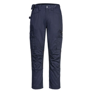 Strečové pracovní kalhoty Portwest WX2 Eco Stretch Trade CD881 tmavě modrá